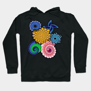 Bright Cute Attractive Spiral Pattern Hoodie